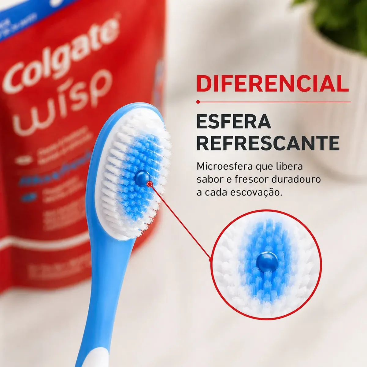 Colgate Wisp embalagem