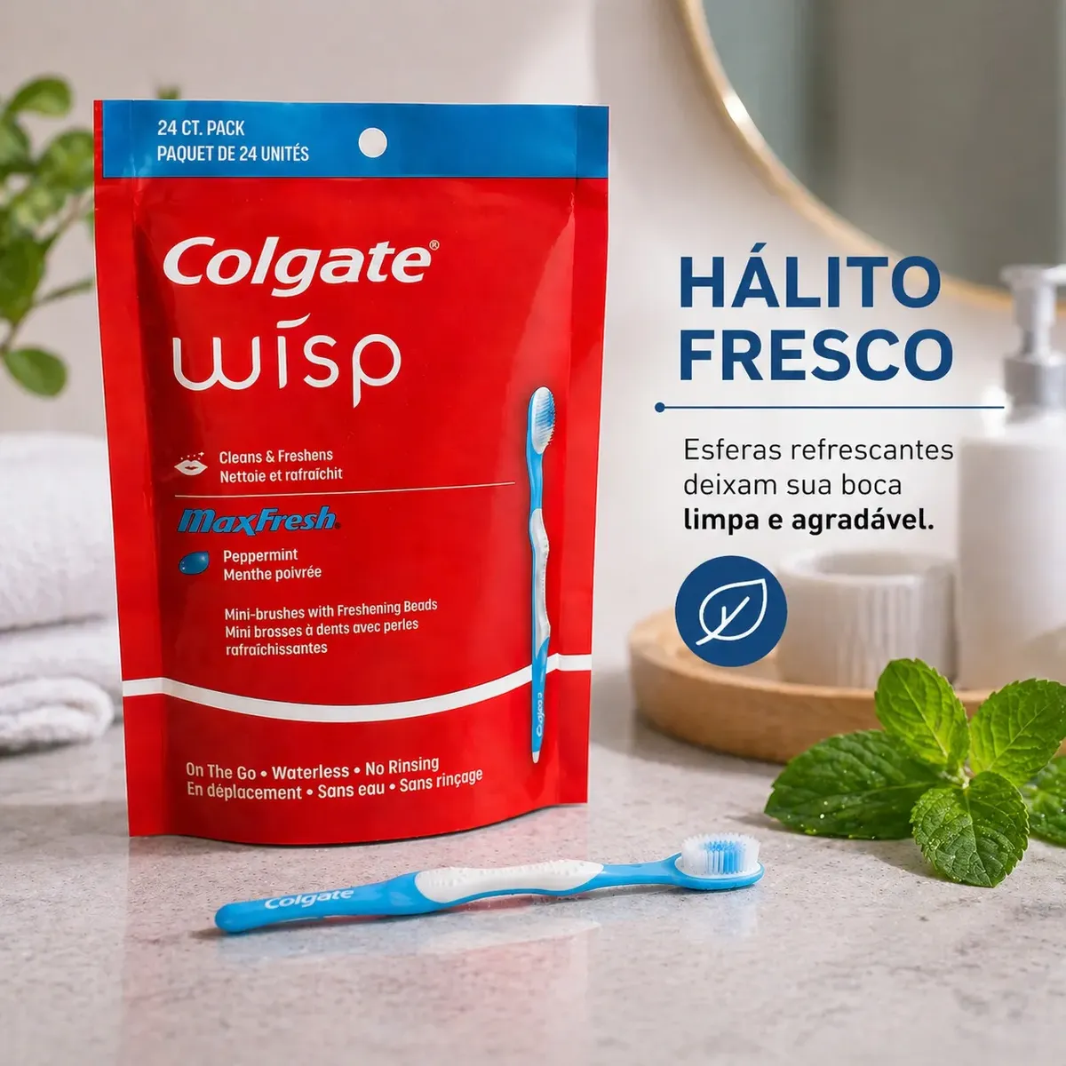 Colgate Wisp caixa